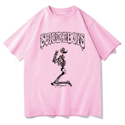 Košile Suicideboys G59 Košile Suicideboys Tour Suicideboys Merch Americký hip-hop s výstřihem pro volný čas Dámské tričko Harajuku
