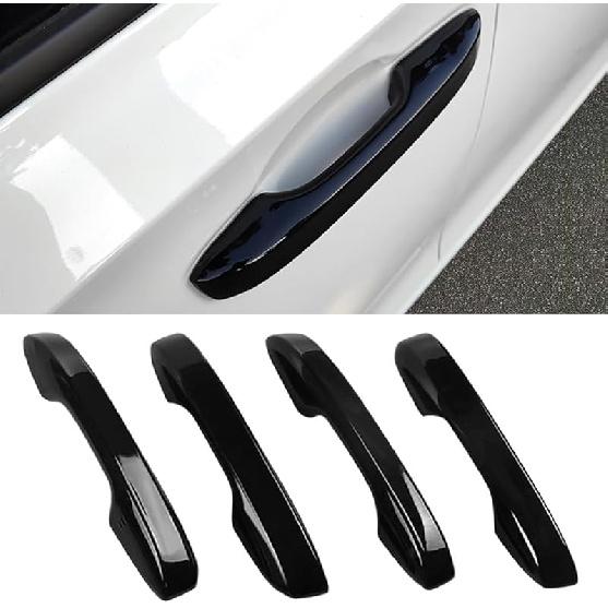No Adhesive Snap-On Car Door Handle Cover Protector For Honda 11Th Gen Civic   2024 2025 2026, Accord CR-V HR-V  2024 2025 2026, Acura Integra ~2025
