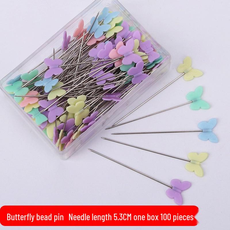 Metallic Pearl Head Pins for DIY Sewing and Crafting