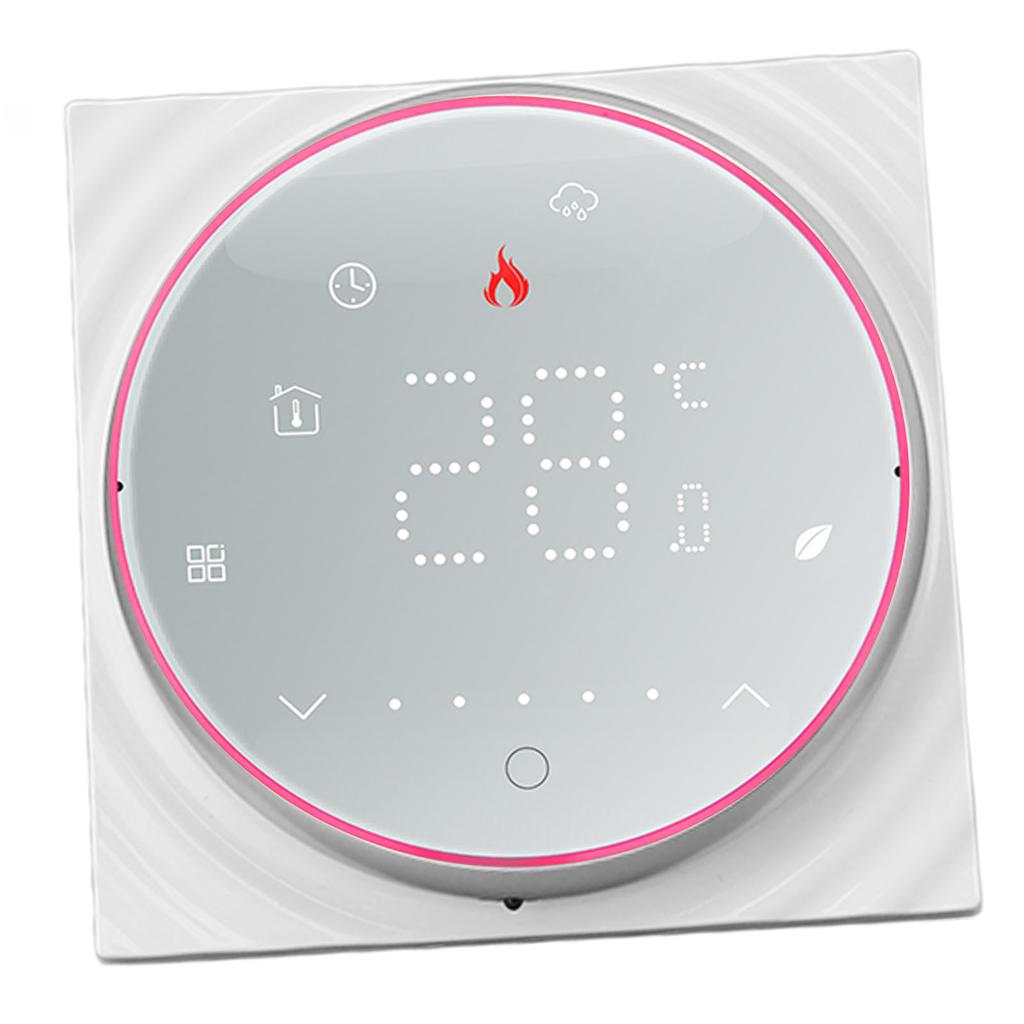 Wireless Thermostat LED Screen High Temperature Control Accuracy Programmable Smart Thermostat for