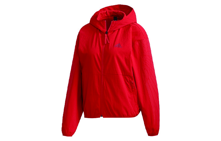 Adidas Jackets Women s Light Scarlet/Dark Reddish Purple Hooded Moderate Other GG0773 M