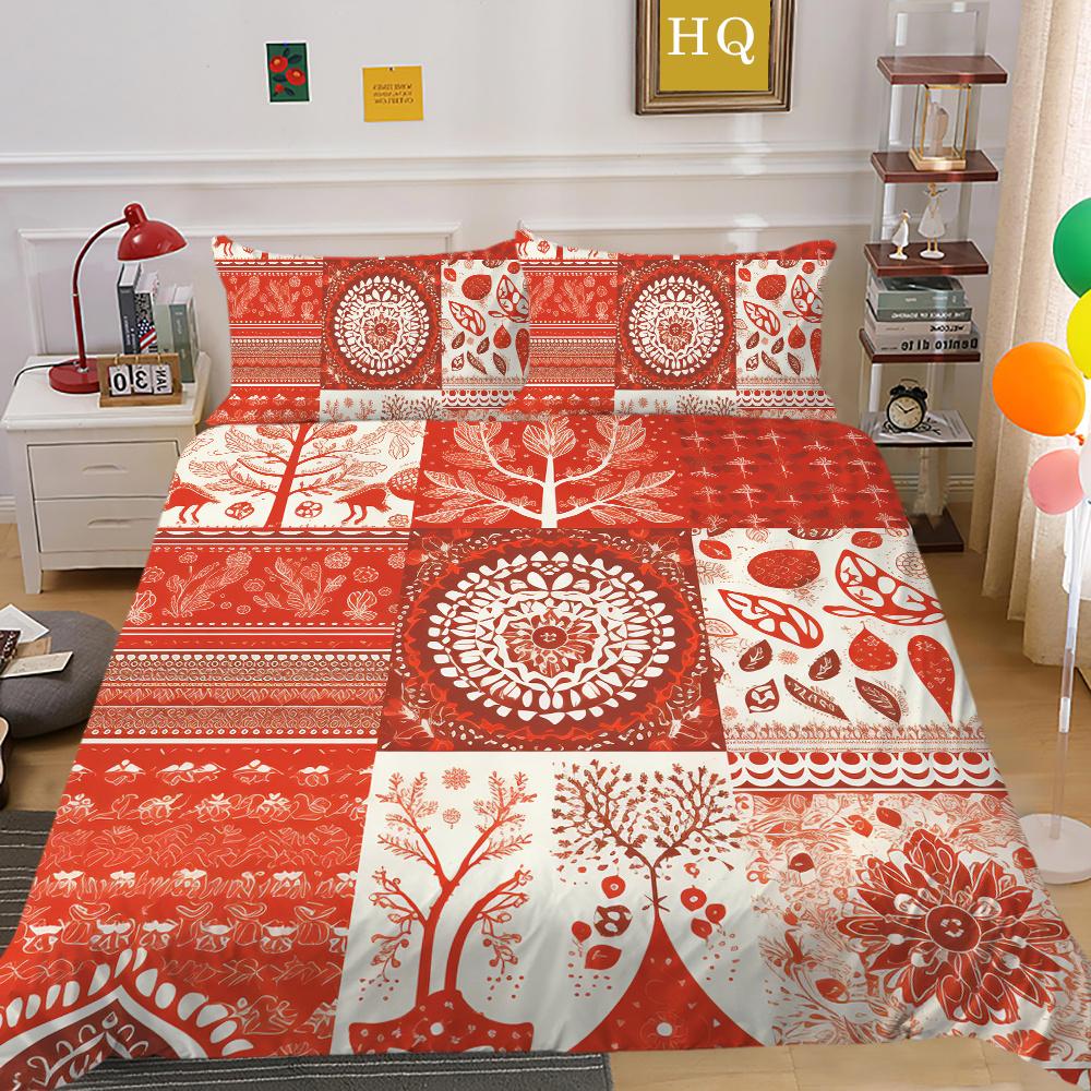 Christmas Printed Duvet Cover Set Microfiber Full Size Home Textiles Lovely Fashion Children Bedroom Decor