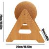 Cat Scratch Toy, Cat Scratcher Spinner Ball for Kittens, Chinchillas, Bunnies, Wood Color
