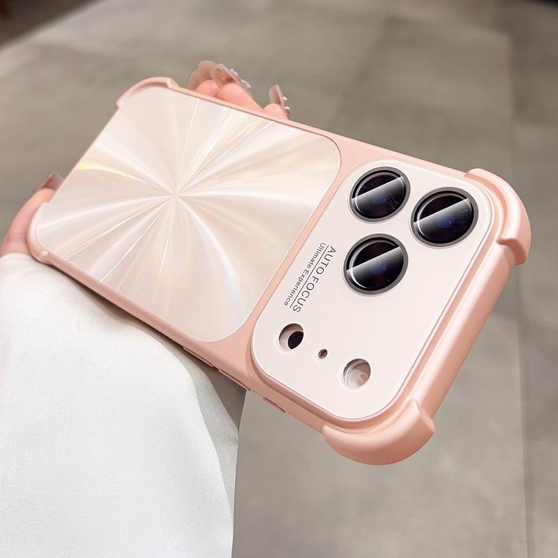 New 6D Colorful Laser Aurora Hard PC Case For For Iphone 17 16 1 14 13 Pro Max Air Soft Bumper Shockproof Glass Camera Cover