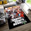 Grand Theft Auto Floor Mat Suitable for Foyer Hallway Game Room Kitchen Anti-slip Rug Anime Office Decor Spiritual Gift
