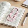 Riesige Büroklammer 3D-gedruckte Klammer, Lesezeichen in großer Form, Lesezeichen-Accessoire für Schüler, Extra große Büroklammer Lesezeichen-Dekoration, Geschenk für Leseratten