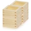 Morikuru (Morikuru) 1-go Masu (Sake Cup) - Made In Japan - Uses Tono Hinoki Brand Wood - Crafted by Artisans - 1 Go (1 Go) Size Masu (box) - No Brand