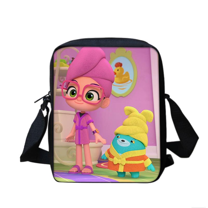 Abby Hatcher shoulder bag new small and large capacity versatile cartoon print student boy or girl best birthday gift for school
