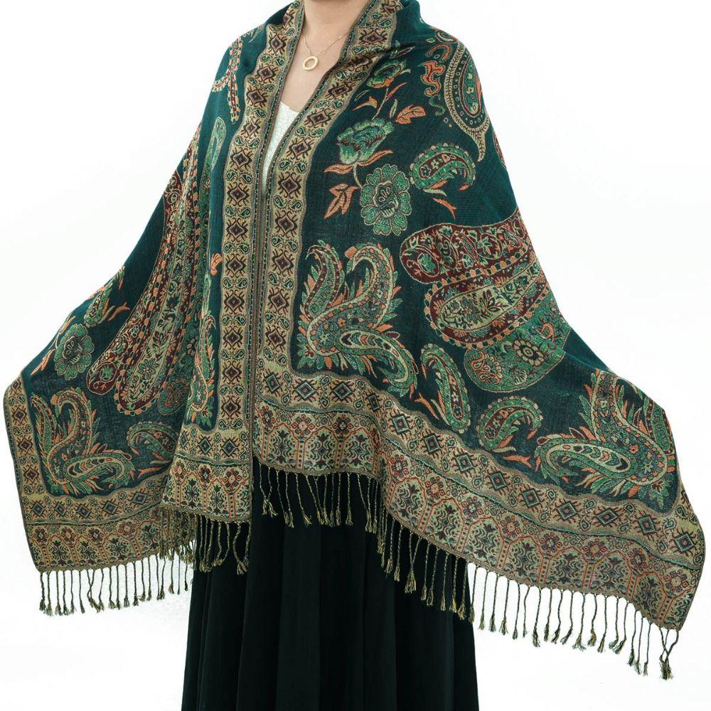 All-Match Long Scarf Paisley Pashmina Fashion Hijab