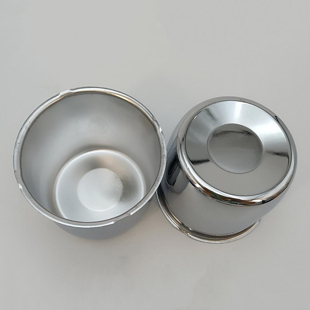 4 x Chromstahl Kurze Mittelkappen für Felgen mit 4,25 Zoll Mittelloch