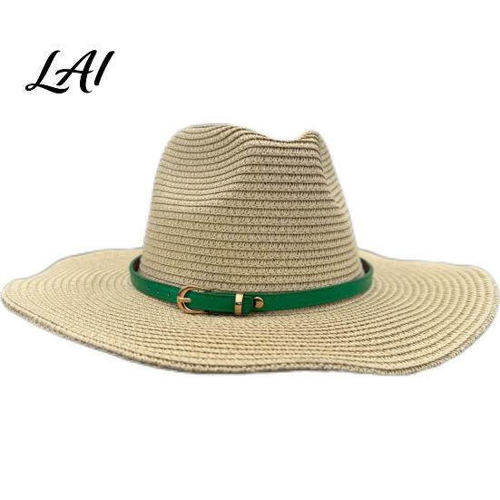 Beach Hat Accessory Faux Leather Fedora Hatband 0.39" Width Cowboy Band 27 Strap Inch Adjustable Band Replacement for Women Men Panama Cowgirl Hats