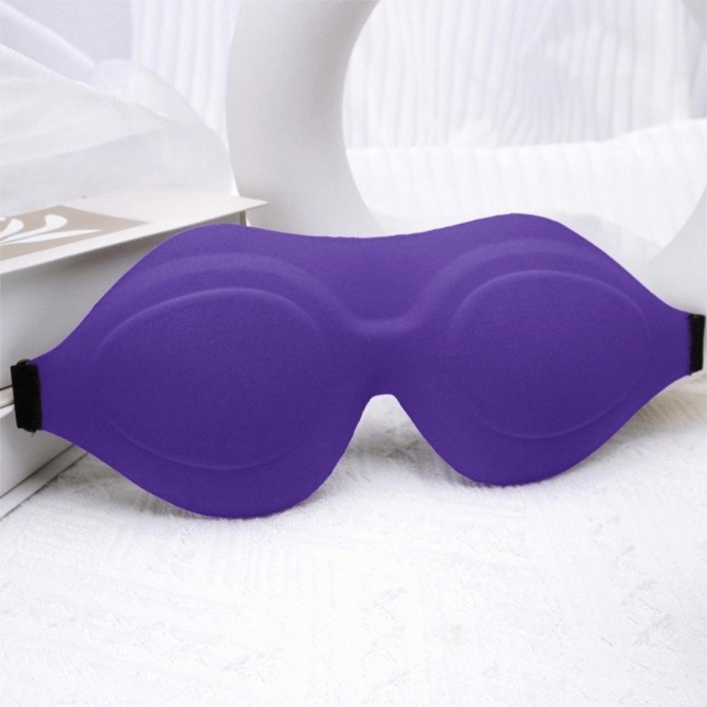 

Breathable 3D Eye Mask Adjustable Light Blocking Mask Comfortable Eye Cover Meditation темно-синий