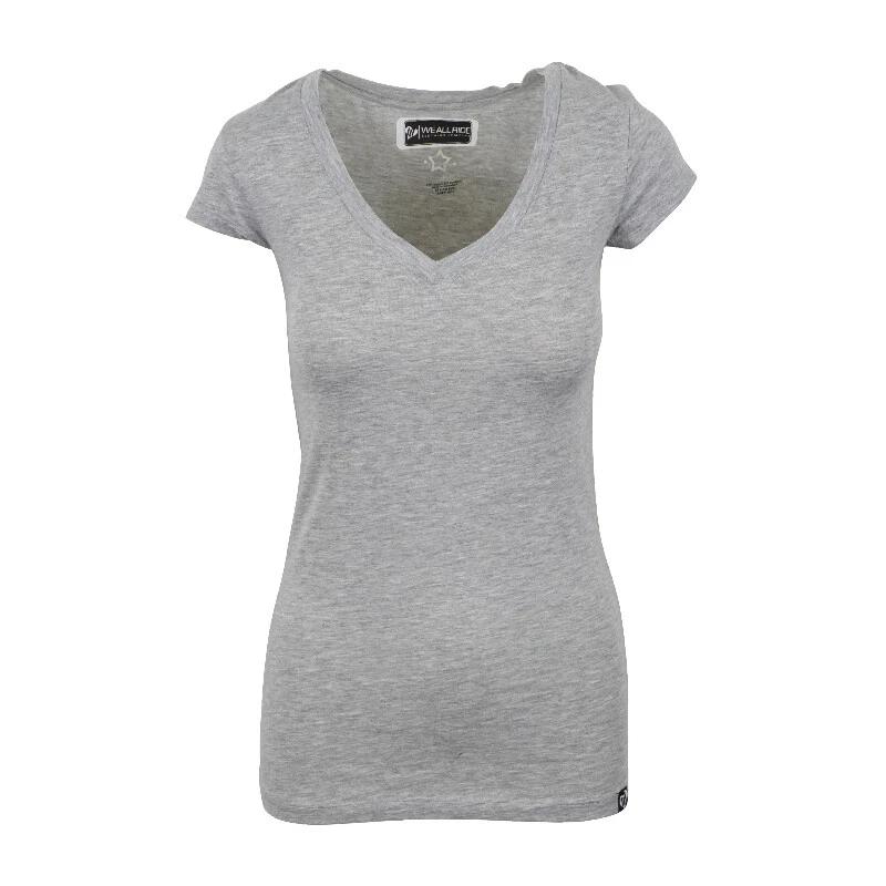 WE ALL RIDE WOMENS V NECK T SHIRT XXXXL