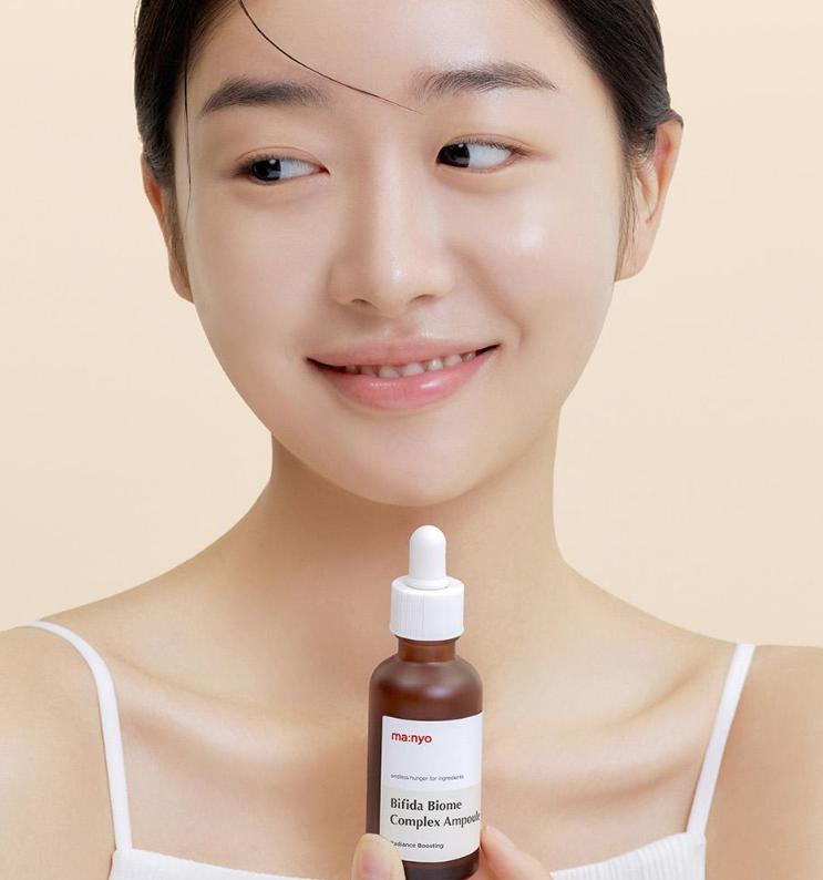 Manyo Bifida Biome Complex Ampoule 30ml – Sérum Coréen Anti-Âge aux Probiotiques & Acide Hyaluronique