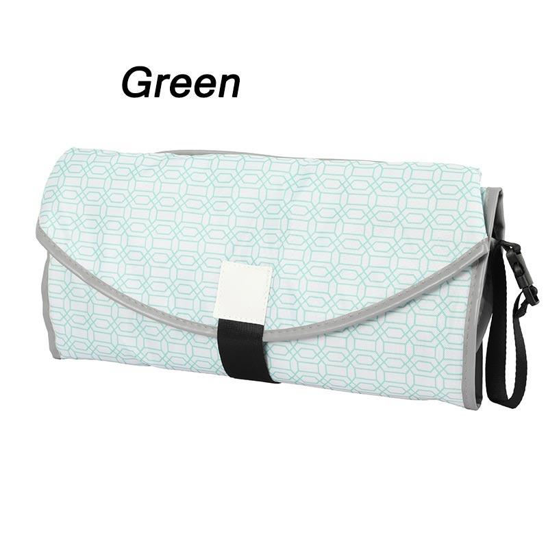 Tapis à Langer Pliable Imperméable - Portable, Voyage, 3 Couches Polyester, 31x21cm, Facile à Nettoyer