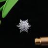 Snowflake Flower Lady Rhinestone Fashion Accessories Zircon Brooches Brooch Pins Women Jewelry