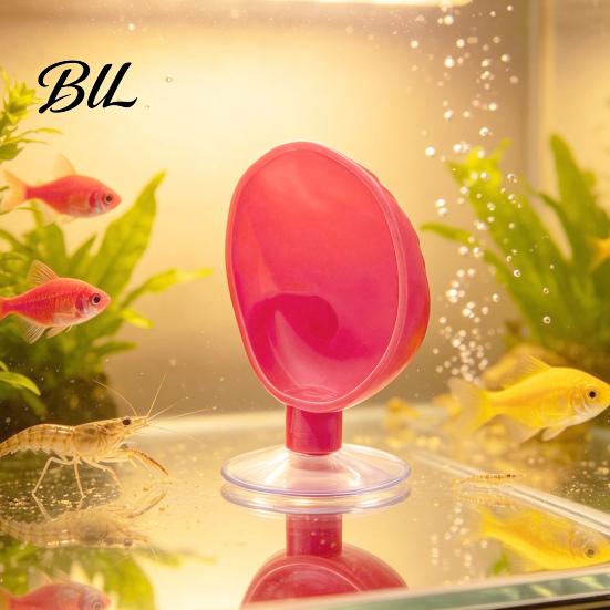 Safe Resting Bed Betta Hammock Shell with Suction Cup, Bed, Small Fish Tank Decoration Hide, Bubble Nesting Spot for Decor Glass Cup