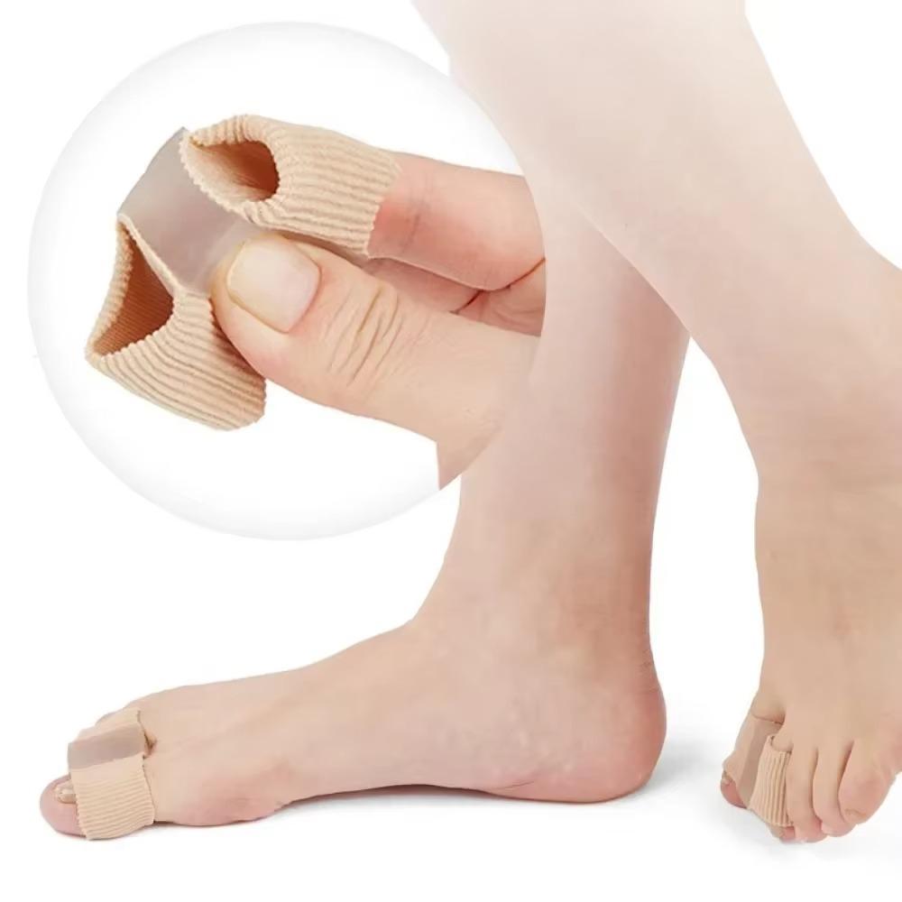 Silicone Two Toe Separator Straightener Effective Thumb Finger Correction Adjuster Bunion Hallux Valgus Corrector Foot Care Tool