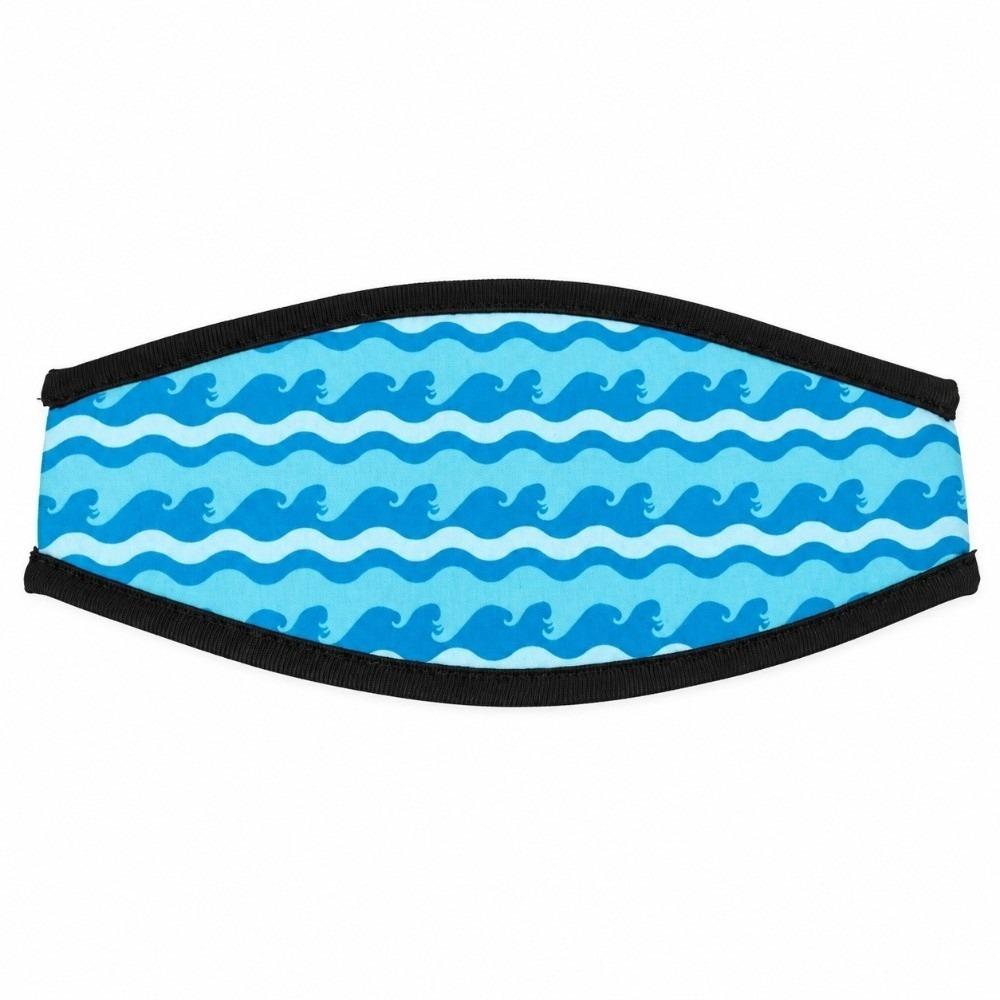 Wide Shape Mask Strap Hair Protect Head Wrap Easy Fit Dive Band  Ocean Trip