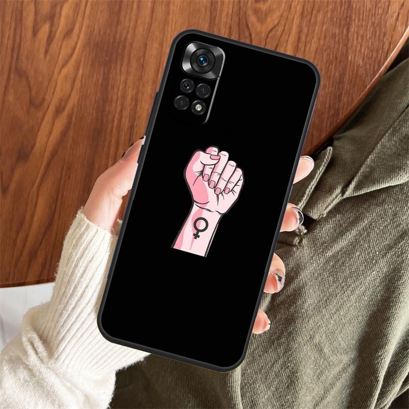 Feminist Girl Power Women Case For Xiaomi Redmi Note 14 Pro 13 12 11 10 15 Pro Plus Redmi 15 C 13 10C 12C 13C 14C Cover