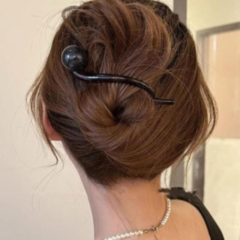 Women's ball-shaped hairpin