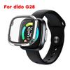 Protective Cover Compatible For Dido G28 Waterproof Screen Protector-Shell Frame Smartwatch One-piece Housing Glass Film