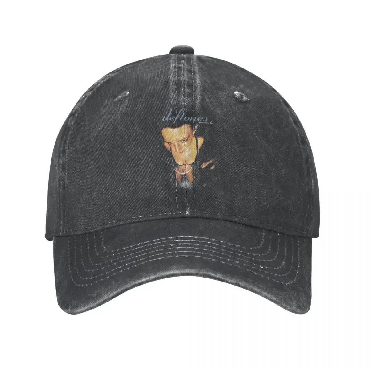 

Vintage Deftones Punk Hip Hop Baseball Caps Men Women Distressed Denim Washed Snapback Hat Outdoor All Seasons Travel Hats Cap One Size