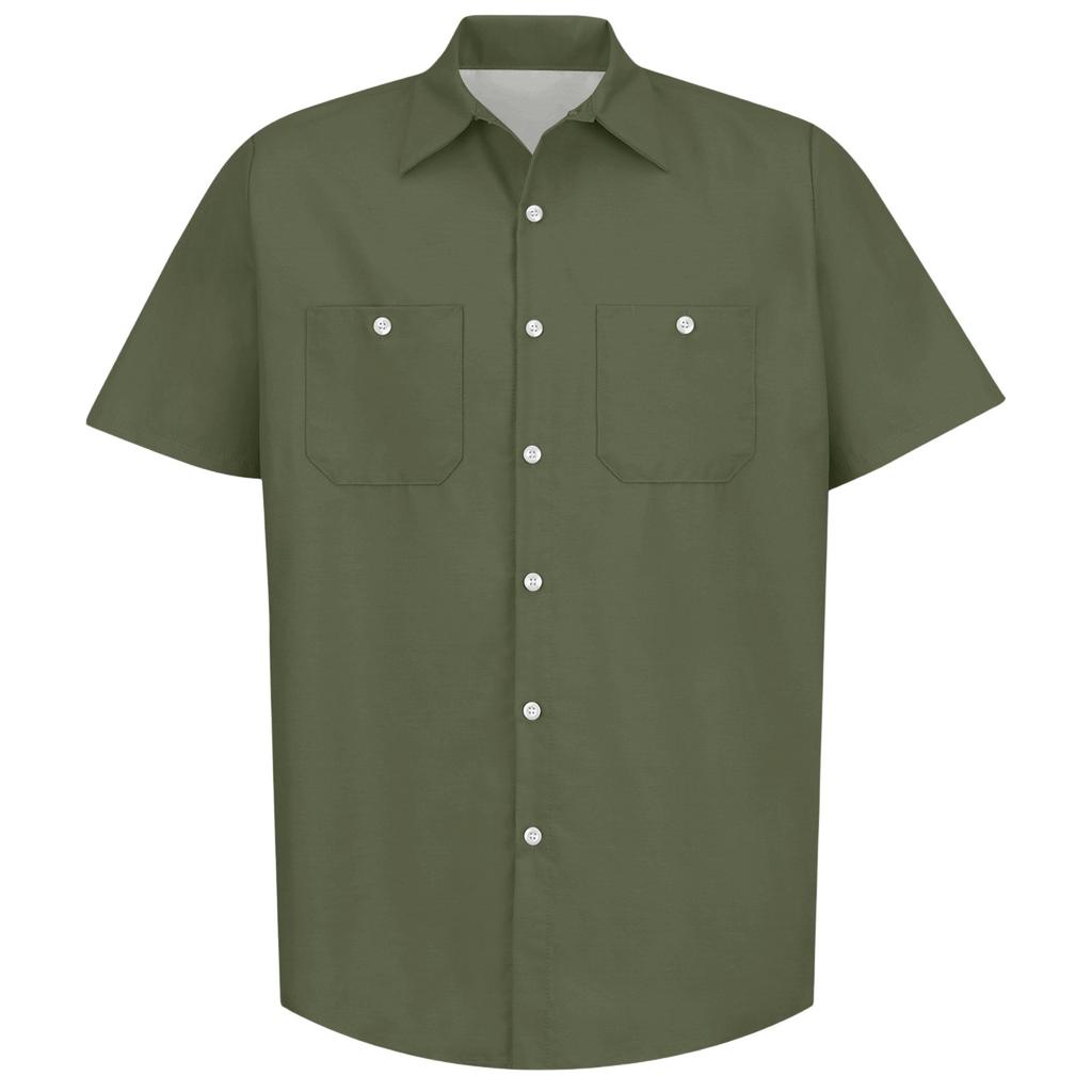 Men's Loose Casual Multi-pocket Workwear Shirt