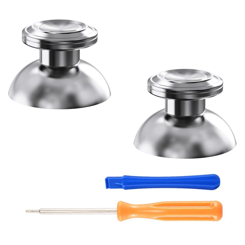 eXtremeRate Custom Metal Thumbstick for Controller Not Replacement Aluminum Analog Stick Joystick for PS4 Controller