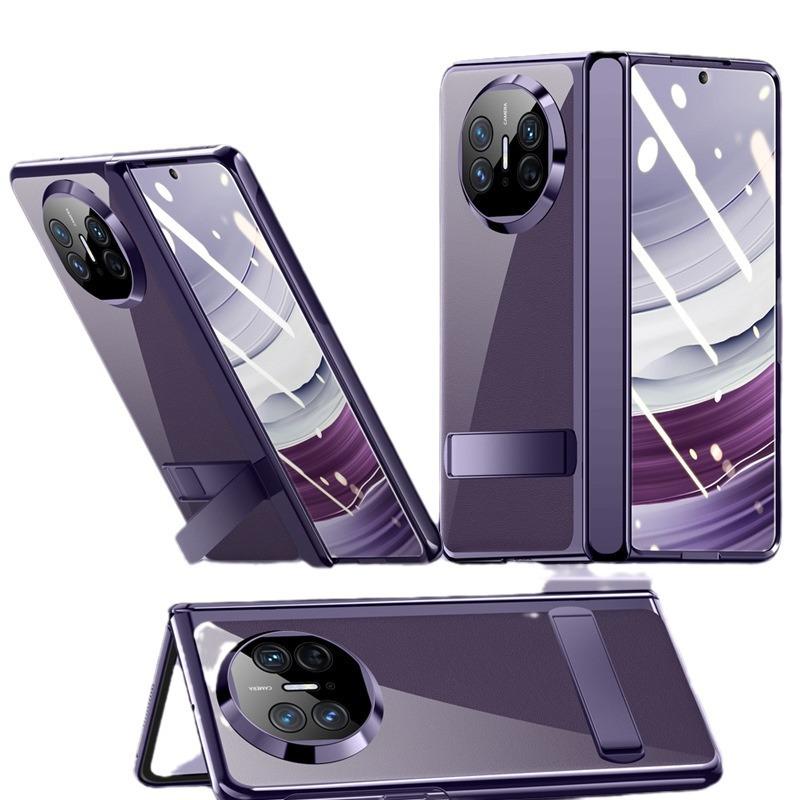 Applicable to Huawei matex5 mobile phone case electroplating transparent high definition anti-privacy bracket X5 anti-drop all-inclusive shell film 