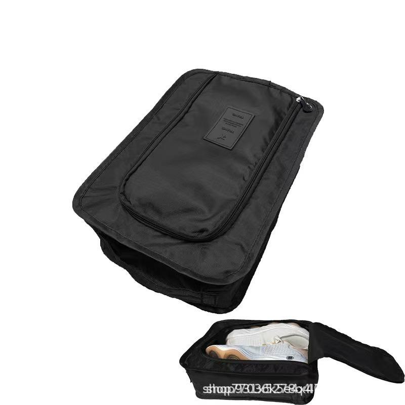 Portable folding small shoe bag travel storage bag shoe storage bag multi-functional outdoor portable beach travel shoe bag