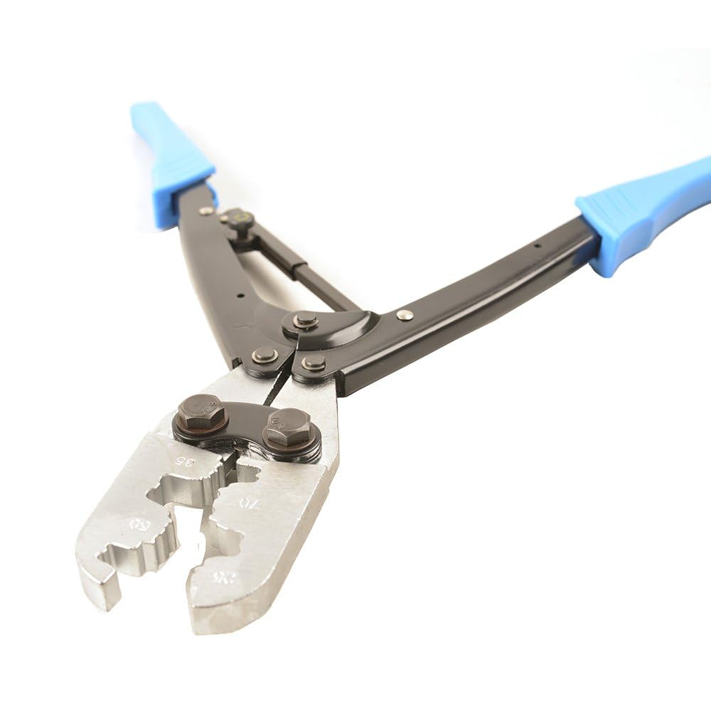 IWISS Large Ferrule Wire End Sleeve Crimping Pliers with Ratchet, IWS-70WF-JP