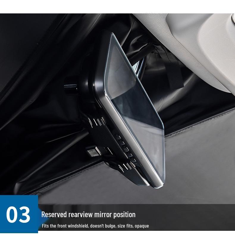 Buick Sunshade Visor for Excelle, Regal, Park Avenue: Front Windshield Heat Insulation & Light Blocking Curtain