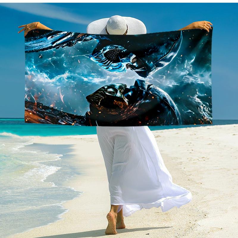 SubZero Fashion Beach Towel: Ideal for Summer Adventures Soft, absorbent and quick drying suitable for swimming and bathing