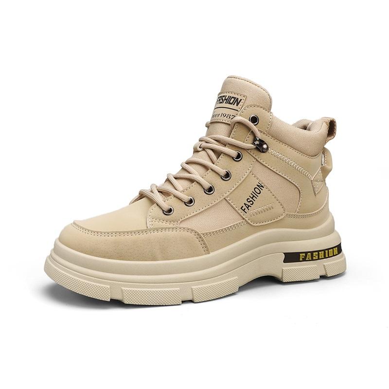 Men's Boots Non-slip Casual Sports Shoes Wear-resistant Hiking Shoes Outdoor 2025 Fashion Comfortable Flat Walking Shoes for Men