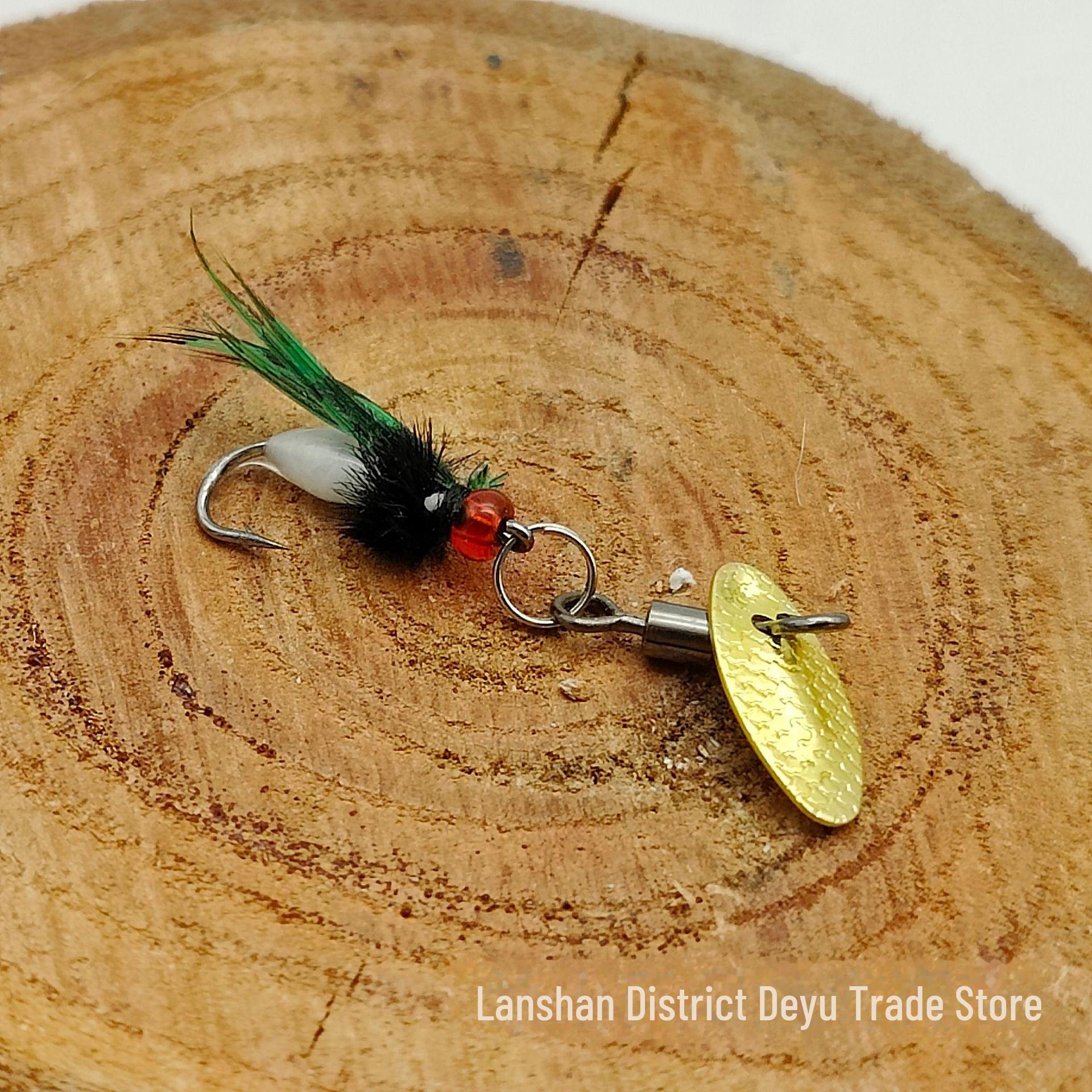 

Крючок для мушки с разноцветными крыльями и блестками в виде семян дыни, светящаяся приманка Size 12