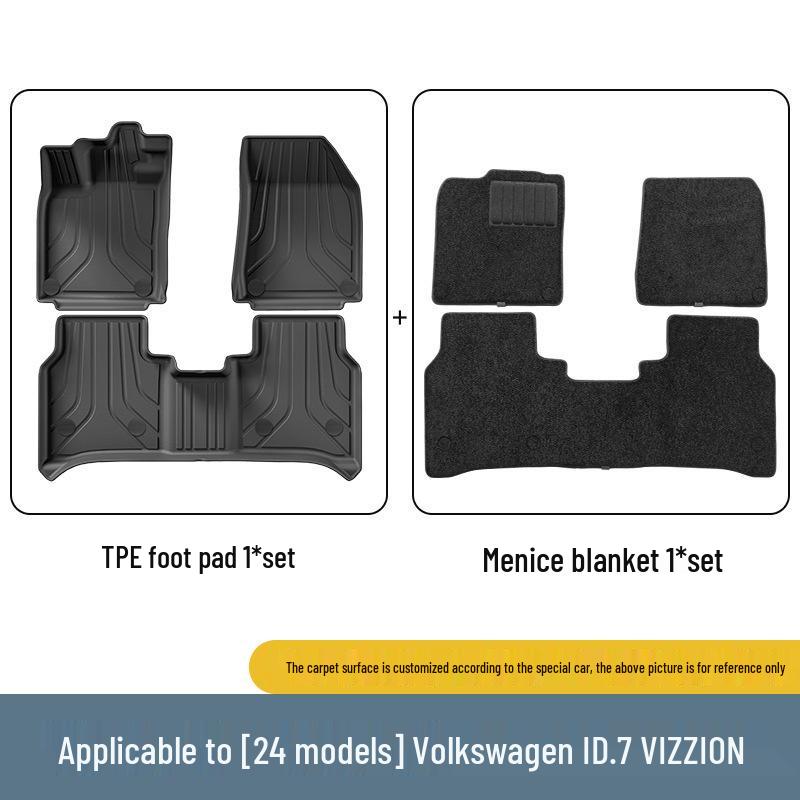 VW ID.7 VIZZION TPE Eco-Friendly Floor Mats, Car-Specific, All-Weather