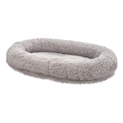 Lidská psí postel, 1320 x 860 x 240 mm Ortopedická postel pro psy z paměťové pěny, lidské velikosti, Postele pro lidi a mazlíčky s boční kapsou, madlem a zipem, Odnímatelná
