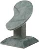 HOOTNEE Green Velvet Earring Display Stand Jewelry Holder with Sturdy Base for Earring Storage and Jewelry Shop Display