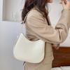 Casual High-end Women's Bag Armpit Bag Summer Simple and Trendy with Lock Texture Large Capacity Shoulder Bag Versatile