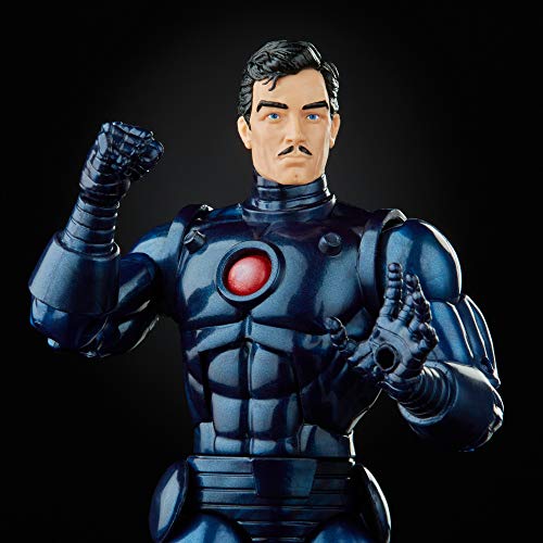 Hasbro Marvel Legends Series Iron Man Comics Stealth Iron Man 6-inch Action Figure F0357, Authentic, with Build-A-Figure Parts
