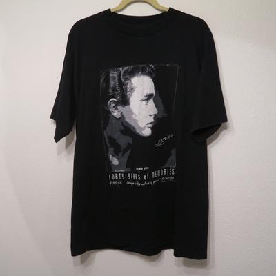 Vintage 90s James Dean Forty Years Of Memories Graphic T-Shirt Single Stitch L Unisex T-Shirt