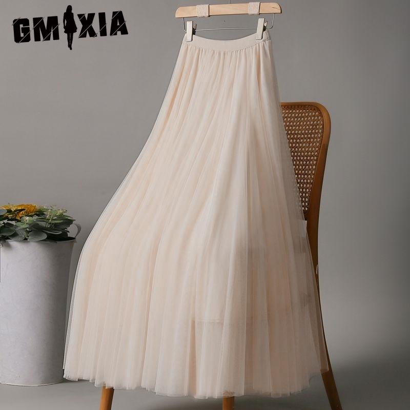 GMXIA 28 Colors Women's Fashion Casual Summer Spring Skirt