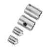 Throttle Cable Kit Throttle Cable Clamps Metal Silver for Maintenance Worker for Motorcycles