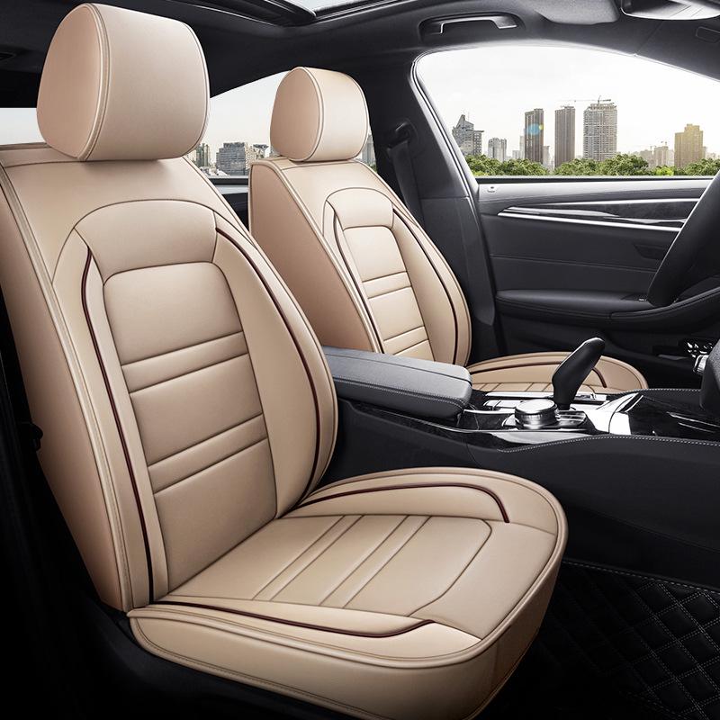 Compatible with 2013, 2015, 2016 Buick Excelle Leather Car Seat Cover, All-Season, Full Coverage