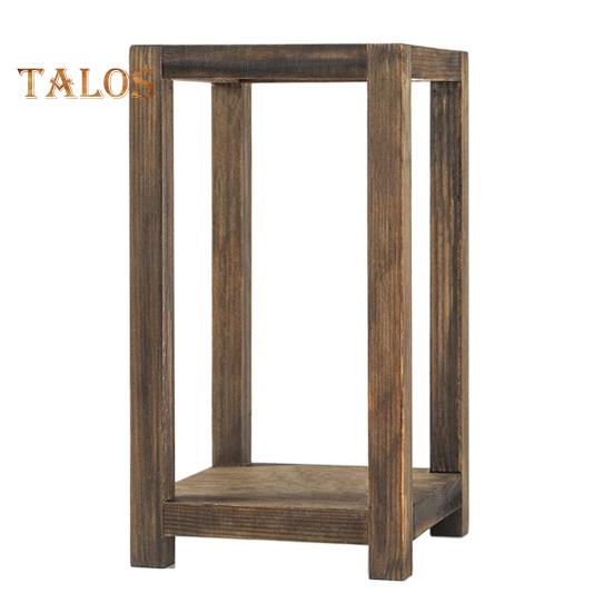 

Подставка для цветов в деревянной рамке, искусственный шелковый цветок, подставка для чайных свечей, центральный элемент свадебного стола, украшение в деревенском стиле эбеновый