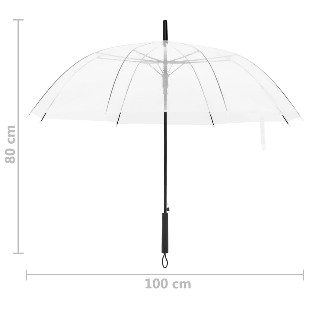 Transparent Umbrella 100 Cm