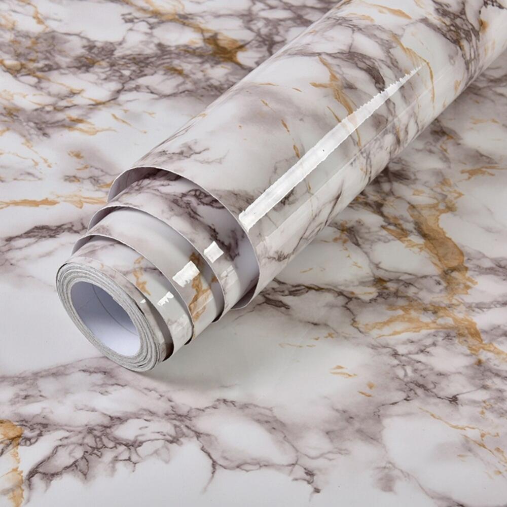 High Temperature Resistance Peel and Stick Wallpaper for Furniture Waterproof and Oil Resistant Wall Paper Roll for Walls Home