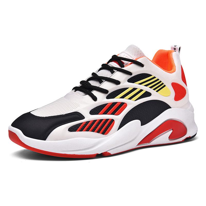 Men's Shoes 2024 Spring New Running Shoes Flying Woven Fashion Korean Version Men's Shoes Casual Trendy Shoes Men's Sports