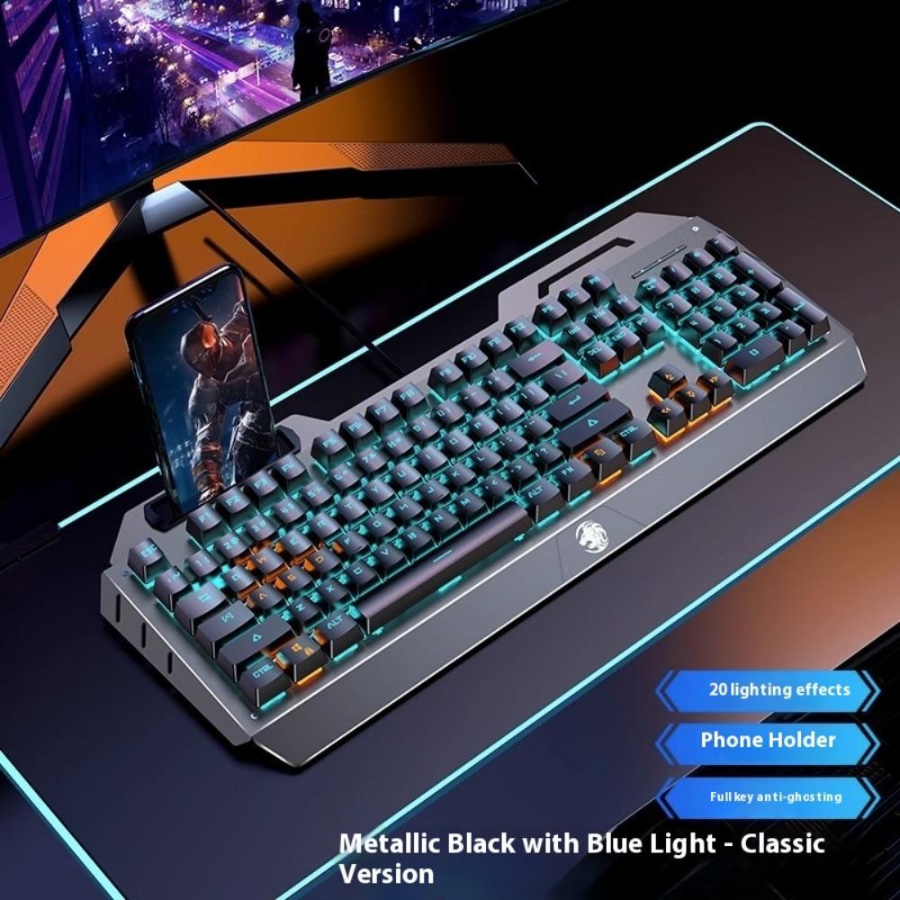 Mechanical Keyboard, Wired Mouse Set, Game Computer, E-sports, Green Axis, Wireless Keyboard and Mouse Special